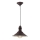 Brilagi - Candeeiro pendente com cabo FORGE 1xE27/60W/230V Ø 22 cm castanho