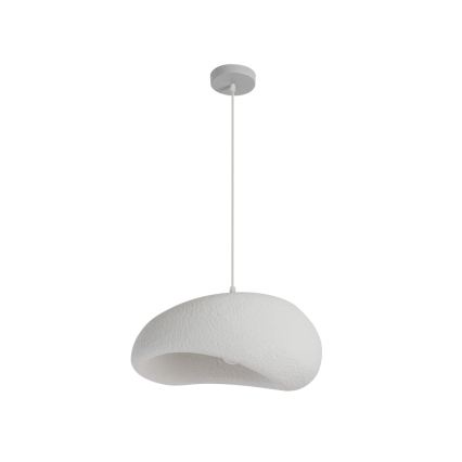 BRILAGI - Candeeiro pendente com cabo WABI SABI 1xE27/60W/230V Ø 40 cm branco
