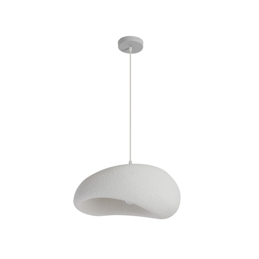 BRILAGI - Candeeiro pendente com cabo WABI SABI 1xE27/60W/230V Ø 40 cm branco