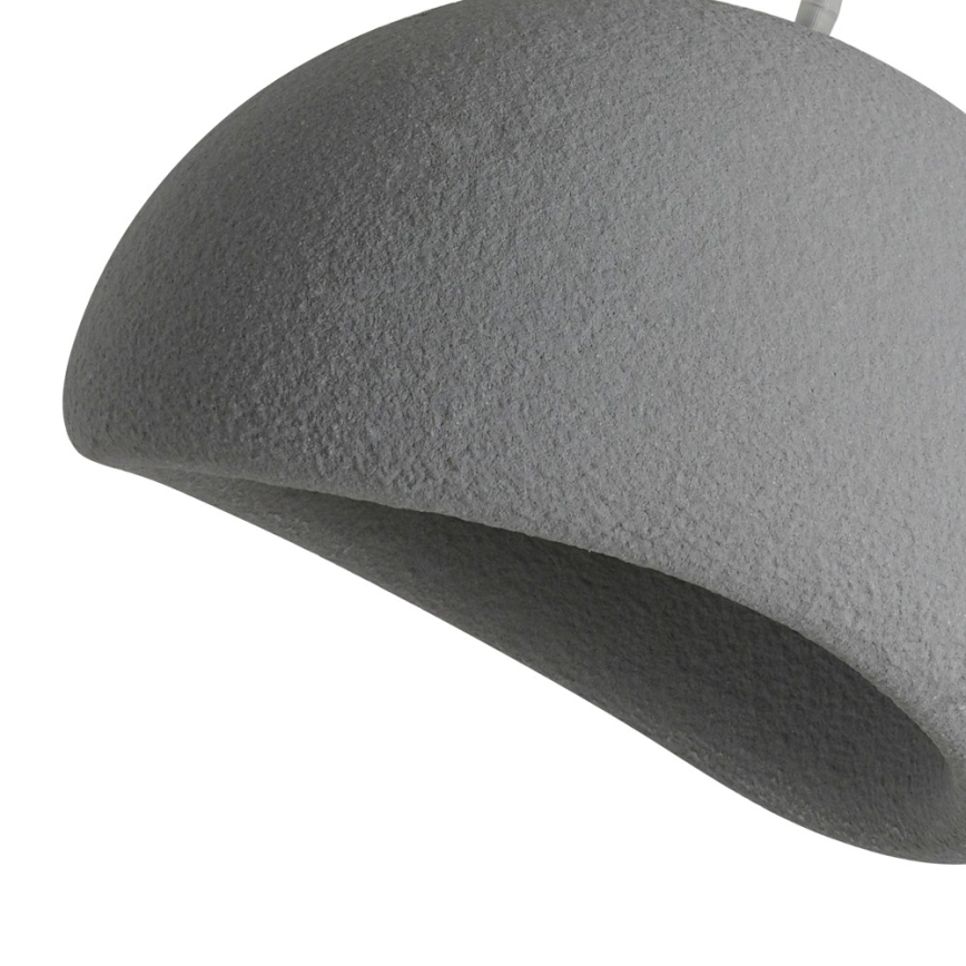 BRILAGI - Candeeiro pendente com cabo WABI SABI 1xE27/60W/230V Ø 40 cm cinzento