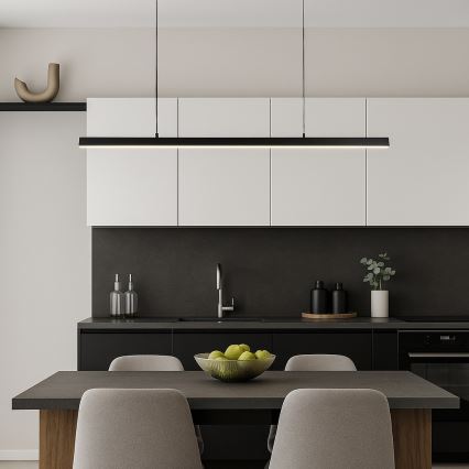 Brilagi - Candeeiro pendente em cabo AXIS LED/30W/230V 120 cm preto