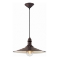 Brilagi - Candeeiro pendente em cabo FORGE 1xE27/60W/230V Ø 36 cm castanho