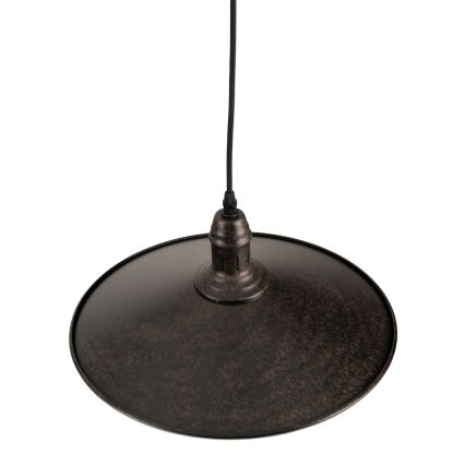 BRILAGI - Candeeiro pendente em cabo FORGE 1xE27/60W/230V Ø 36 cm castanho
