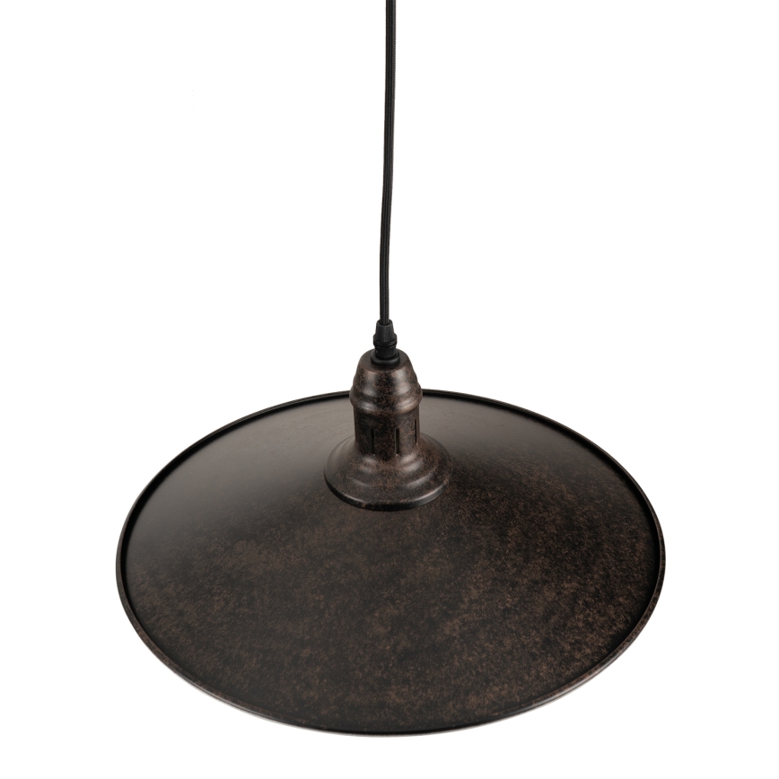 BRILAGI - Candeeiro pendente em cabo FORGE 1xE27/60W/230V Ø 36 cm castanho