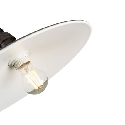 BRILAGI - Candeeiro pendente em cabo FORGE 1xE27/60W/230V Ø 36 cm castanho