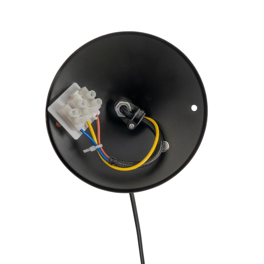 BRILAGI - Candeeiro pendente em cabo FORGE 1xE27/60W/230V Ø 36 cm castanho