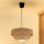 Brilagi - Candeeiro pendente em cabo LUNETA 1xE27/60W/230V Ø 40 cm bege/dourado