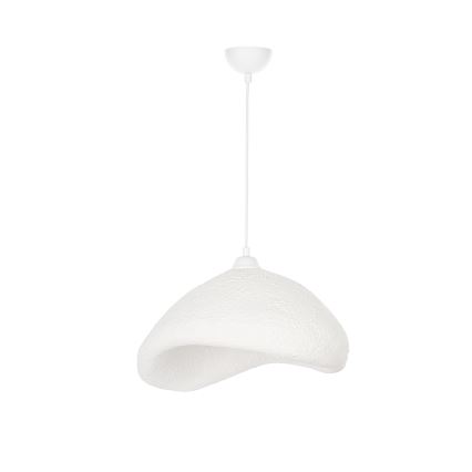 Brilagi - Candeeiro pendente em cabo WABI SABI 1xE27/40W/230V diâmetro 42 cm branco