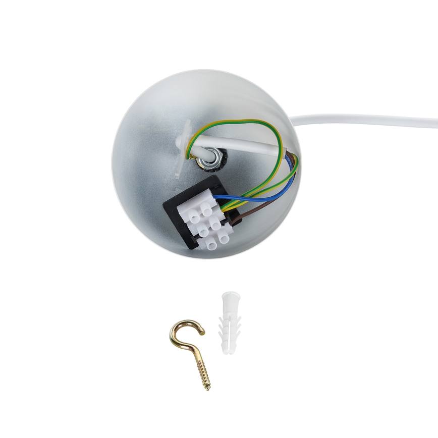 Brilagi - Candeeiro pendente em cabo WABI SABI 1xE27/40W/230V Ø 32 cm branco