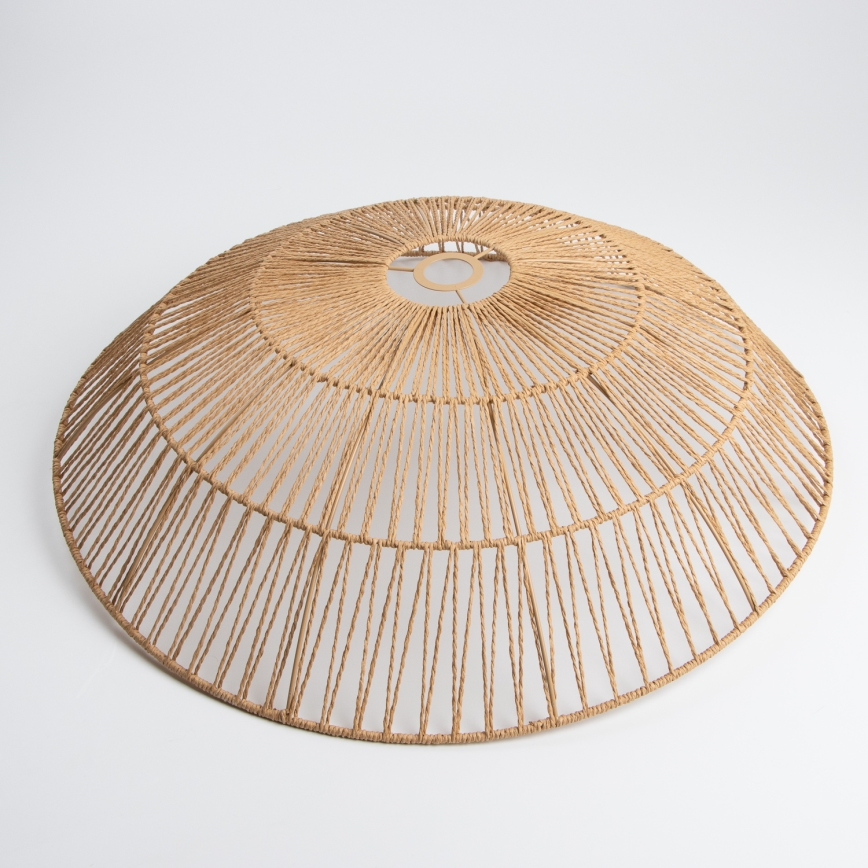 Brilagi - Candeeiro pendente LED CERIA BOHO 1xE27/40W/230V, diâmetro 70 cm, castanho