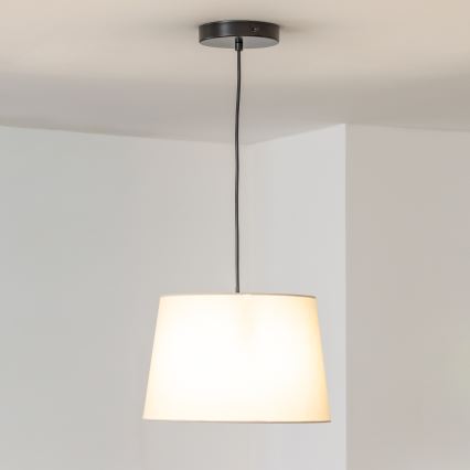 Brilagi - Candeeiro pendente LED com cabo CERIA 1xE27/40W/230V diâmetro 30 cm bege