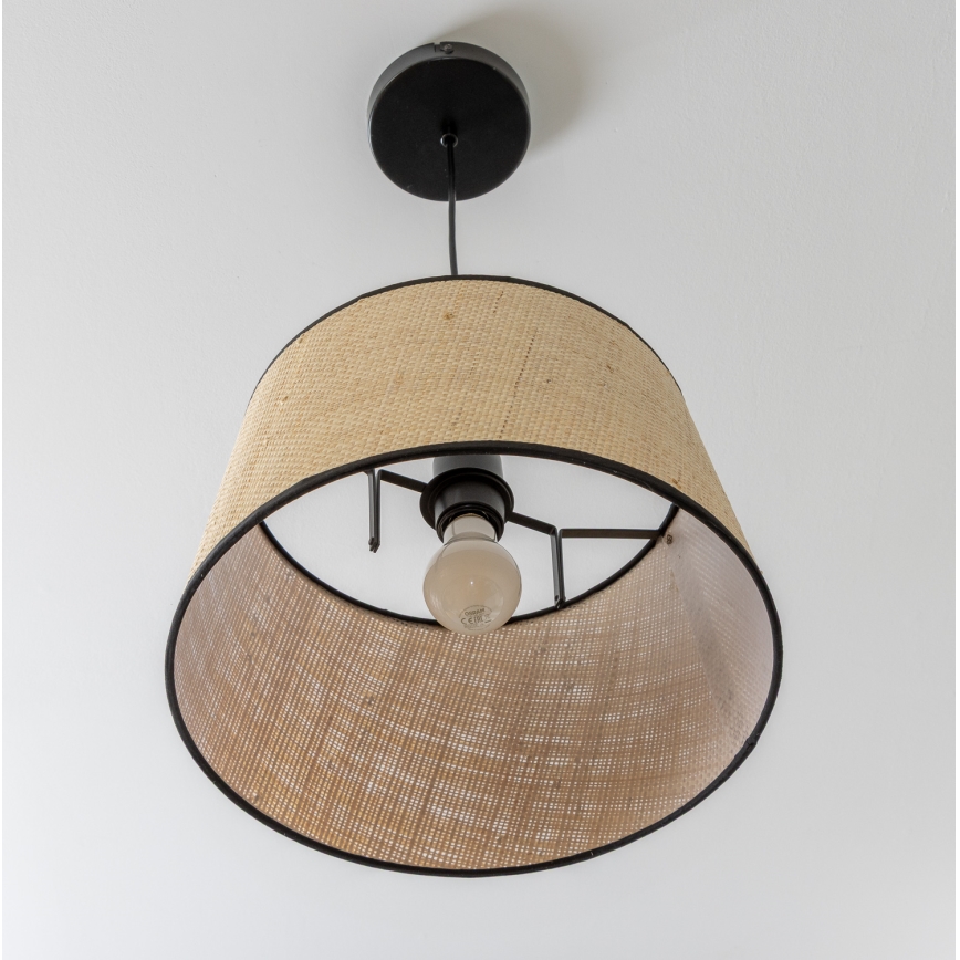 Brilagi - Candeeiro pendente LED com cabo CERIA 1xE27/40W/230V Ø 35 cm bege