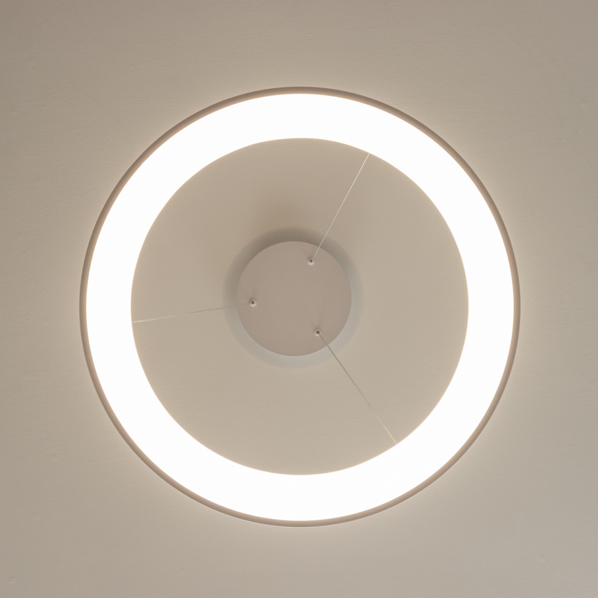 Brilagi - Lustre LED dimerizável suspenso por cabo FALCON II LED/99W/230V 3000–6500K Ø 60 cm branco + comando remoto