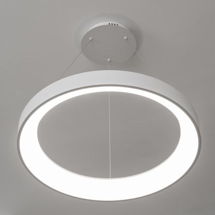 Brilagi - Lustre LED dimerizável suspenso por cabo FALCON II LED/99W/230V 3000–6500K Ø 60 cm branco + comando remoto