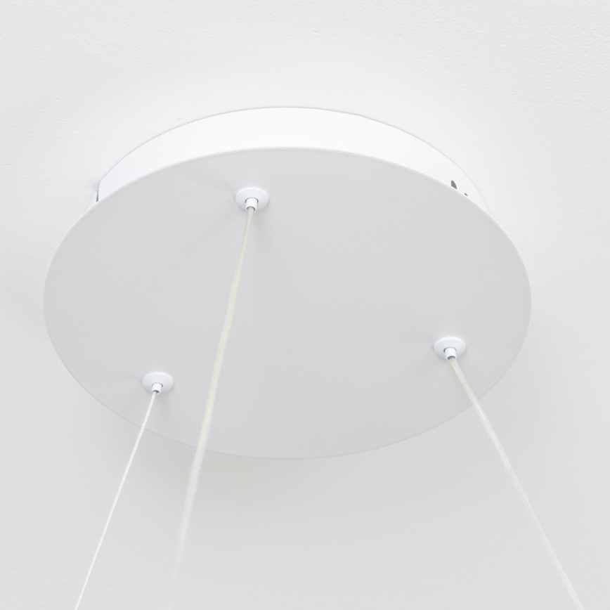 Brilagi - Lustre LED dimerizável suspenso por cabo FALCON II LED/99W/230V 3000–6500K Ø 60 cm branco + comando remoto