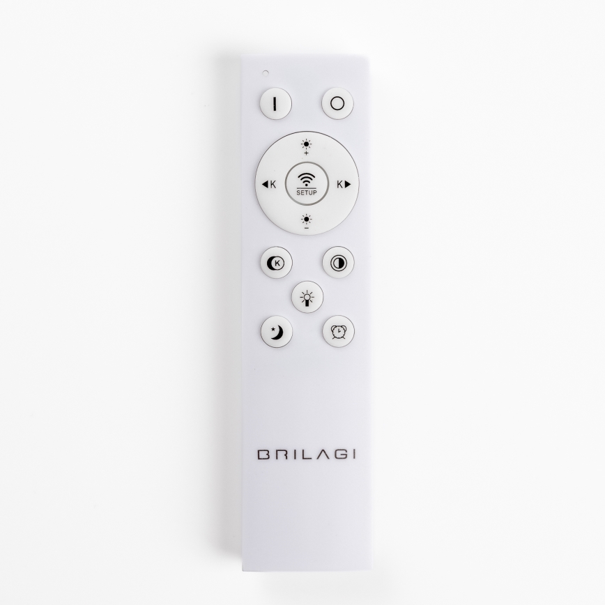Brilagi - Lustre LED dimerizável suspenso por cabo FALCON II LED/99W/230V 3000–6500K Ø 60 cm branco + comando remoto