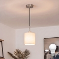 Brilagi - Candeeiro pendente LED em cabo NUBILA 1xE27/60W/230V Ø 14 cm preto/creme