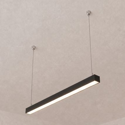 Brilagi - Luminária pendente LED FULLDAY LED/10/15/20W/230V 2700/4000/6000K 60 cm preta
