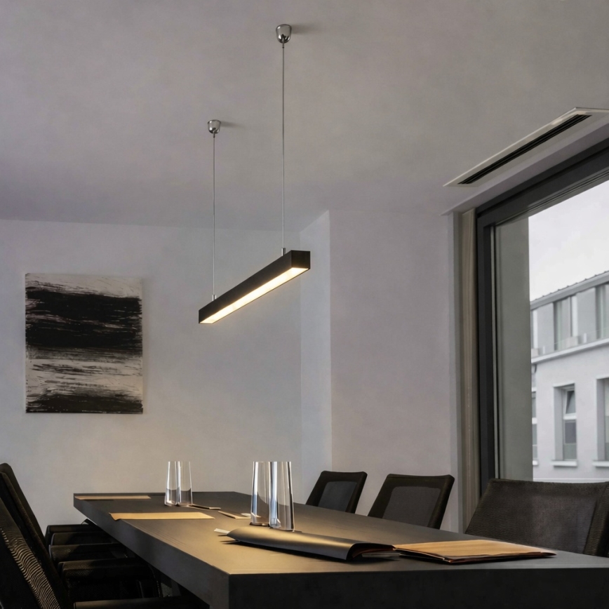 Brilagi - Luminária pendente LED FULLDAY LED/10/15/20W/230V 2700/4000/6000K 60 cm preta
