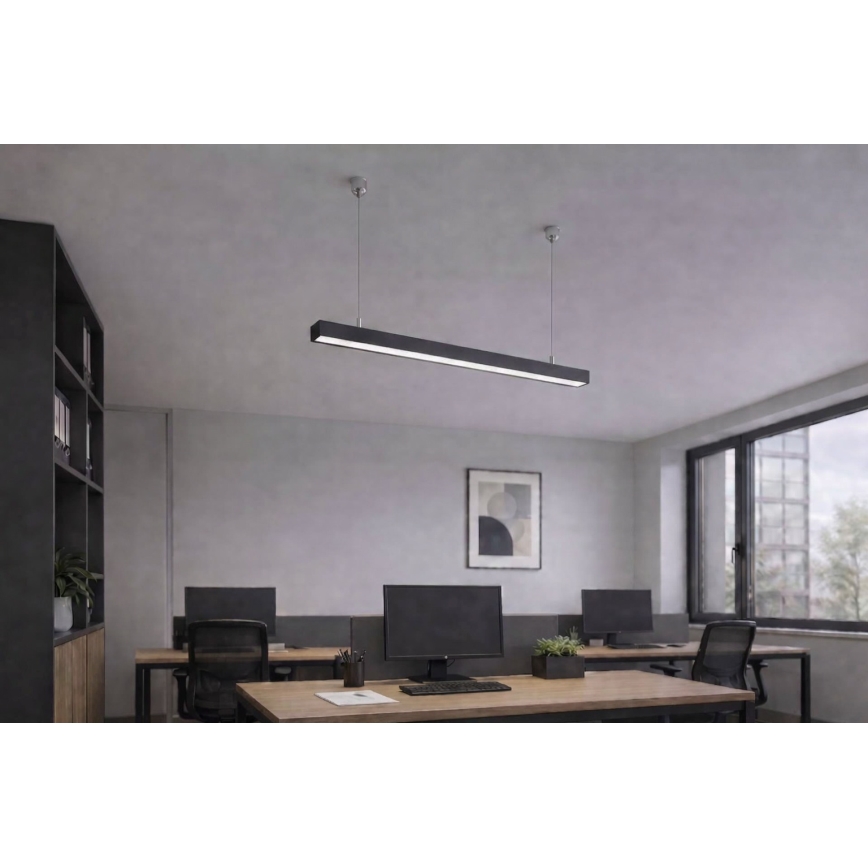 Brilagi - Luminária pendente LED FULLDAY LED/10/15/20W/230V 2700/4000/6000K 60 cm preta