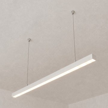 Brilagi - Candeeiro pendente LED FULLDAY LED/30/40/50W/230V 2700/4000/6000K 150 cm branco