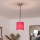 Brilagi - Candeeiro pendente LED NUBILA 1xE27/60W/230V Ø 14 cm preto/rosa