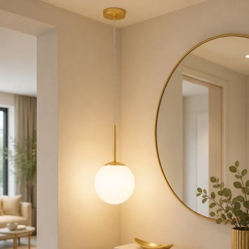 Brilagi - Candeeiro pendente MILO 1xE27/60W/230V dourado