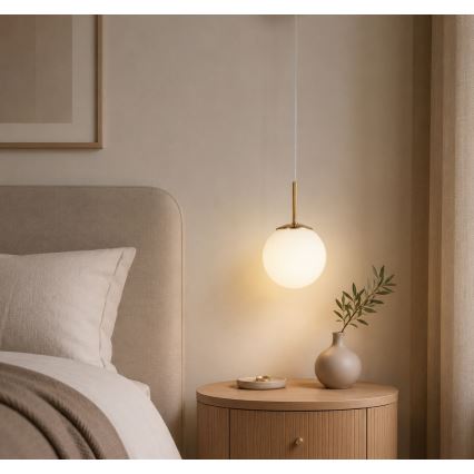 BRILAGI - Candeeiro pendente MILO 1xE27/60W/230V dourado