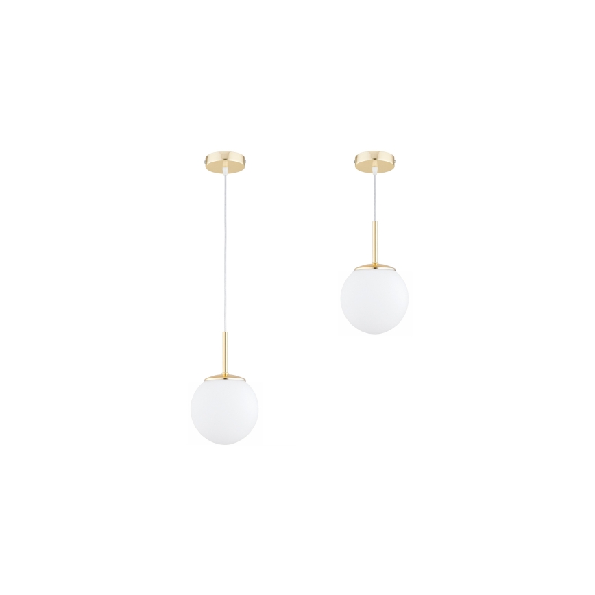 BRILAGI - Candeeiro pendente MILO 1xE27/60W/230V dourado