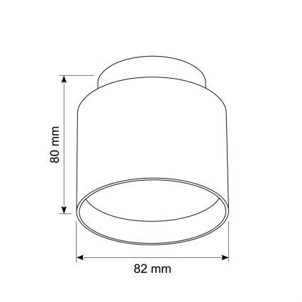 BRILAGI - Candeeiro spot LED BACKLIT 1xGX53/15W/230V + LED/3W diâmetro 8 cm bege