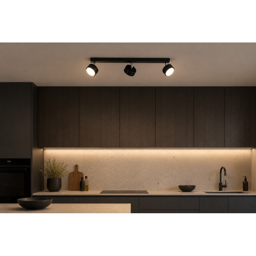 BRILAGI - Candeeiro spot LED MONO 3xGX53/30W/230V preto