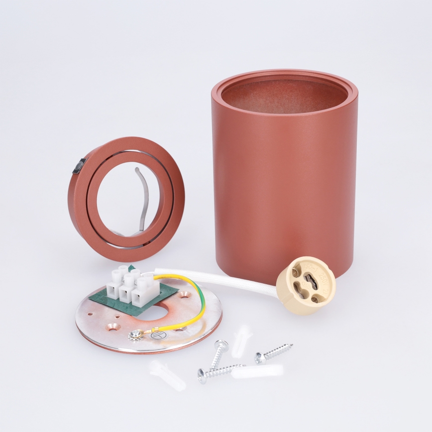 BRILAGI - Candeeiro spot MIA 1xGU10/30W/230V 100x80 mm castanho