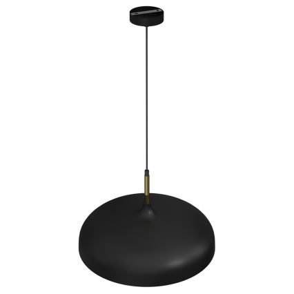 Brilagi - Candeeiro suspenso ABRAHAM 1xE27/60W/230V diâmetro 45 cm preto
