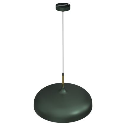 Brilagi - Candeeiro suspenso ABRAHAM 1xE27/60W/230V diâmetro 45 cm verde
