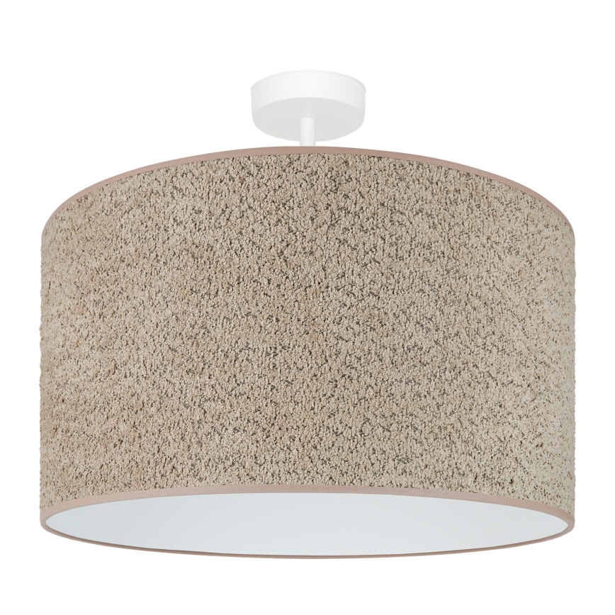 Brilagi - Candeeiro suspenso BOUCLE ROLLER 1xE27/15W/230V diâmetro 45 cm castanho