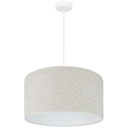 Brilagi - Candeeiro suspenso BOUCLE ROLLER 1xE27/15W/230V diâmetro 45 cm creme