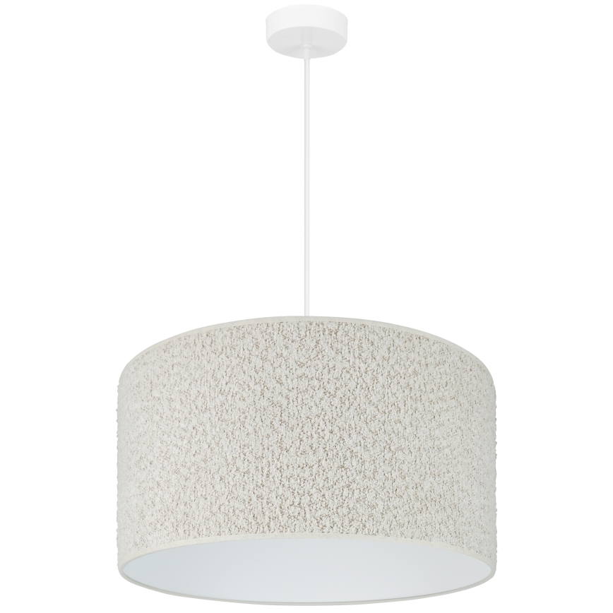 Brilagi - Candeeiro suspenso BOUCLE ROLLER 1xE27/15W/230V diâmetro 45 cm creme