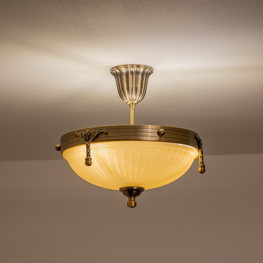 BRILAGI - Candeeiro suspenso CLASSIC 3xE14/60W/230V latão