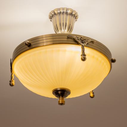 BRILAGI - Candeeiro suspenso CLASSIC 3xE14/60W/230V latão