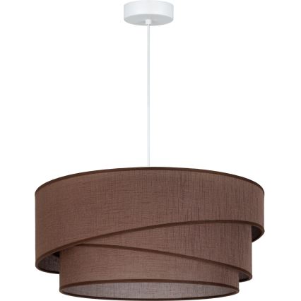 Brilagi - Candeeiro suspenso com cabo ARROW 1xE27/60W/230V Ø 45 cm castanho