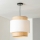 Brilagi - Candeeiro suspenso com cabo CERIA 1xE27/40W/230V Ø 30 cm preto/bege/branco