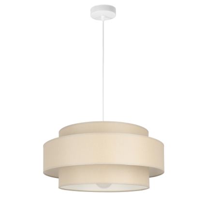 Brilagi - Candeeiro suspenso com cabo RESNA 1xE27/60W/230V Ø 40 cm bege