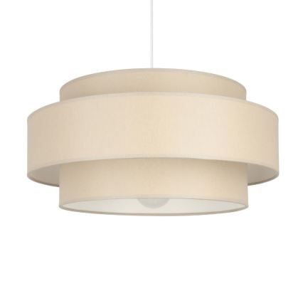Brilagi - Candeeiro suspenso com cabo RESNA 1xE27/60W/230V Ø 40 cm bege