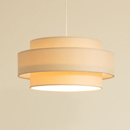 Brilagi - Candeeiro suspenso com cabo RESNA 1xE27/60W/230V Ø 40 cm bege