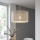 Brilagi - Candeeiro suspenso com cabo SIRIJA MODERN 1xE27/60W/230V diâmetro 35 cm branco