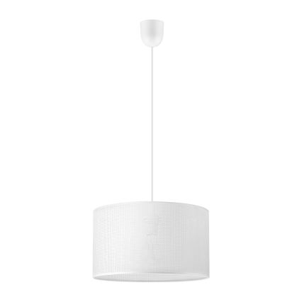 Brilagi - Candeeiro suspenso com cabo SIRIJA MODERN 1xE27/60W/230V diâmetro 35 cm branco