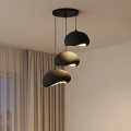BRILAGI - Candeeiro suspenso com cabo WABI SABI 3xE27/40W/230V Ø 60 cm preto