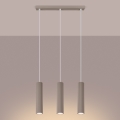 Brilagi - Candeeiro suspenso CRESTO 3xGU10/10W/230V taupe