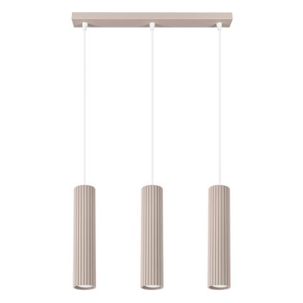Brilagi - Candeeiro suspenso CRESTO 3xGU10/10W/230V taupe