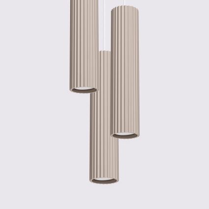 Brilagi - Candeeiro suspenso CRESTO 3xGU10/10W/230V taupe